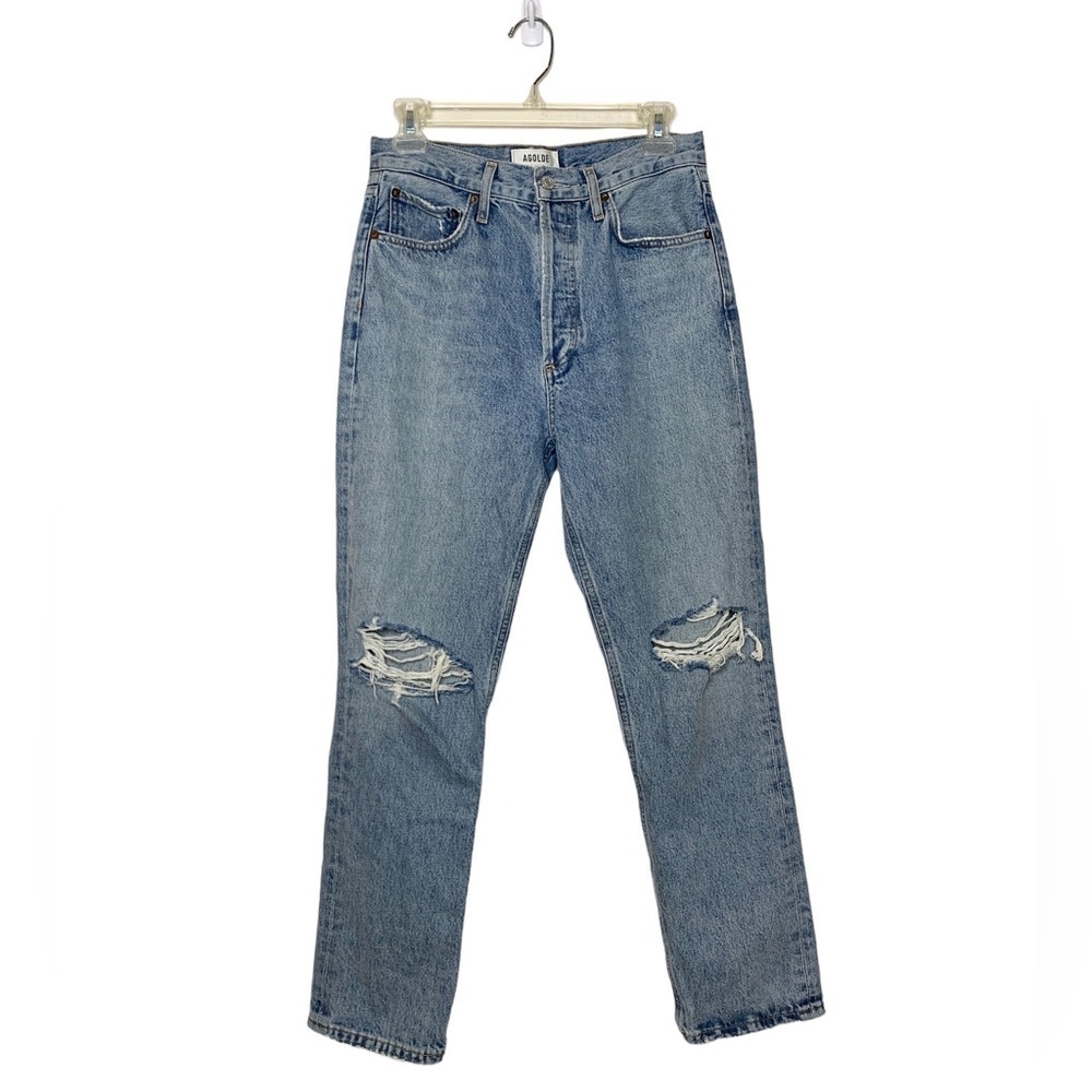 Agolde Button Front Riley Jeans